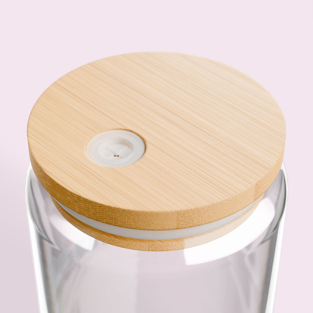 Venusian - Eco-Friendly Glass Cup with Glass straw - 16oz